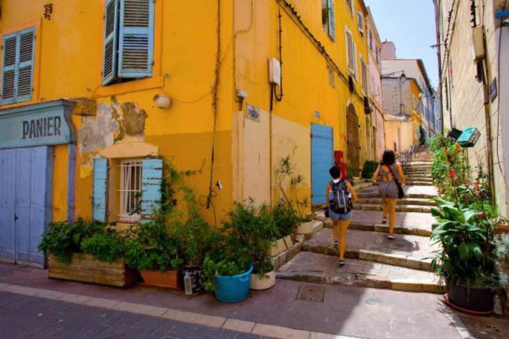 Ferienwohnung La Piboule - Au Coeur Du Panier T2 -39M2 Marseilles Exterior foto